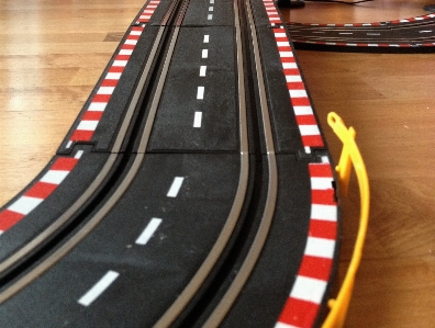 Play lane toys race track Photo