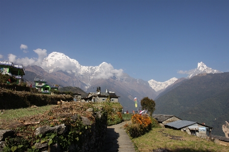 Landscape mountain cloud hill Photo