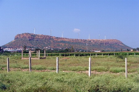 Landscape mountain sky field Photo