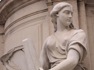 Woman stone monument statue Photo