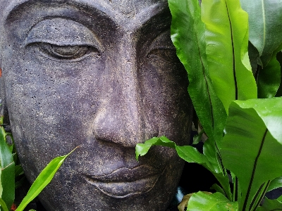 Flower monument tranquility statue Photo