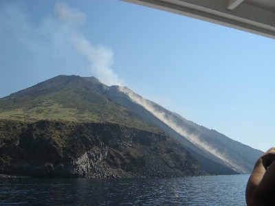 Sea coast mountain sky Photo