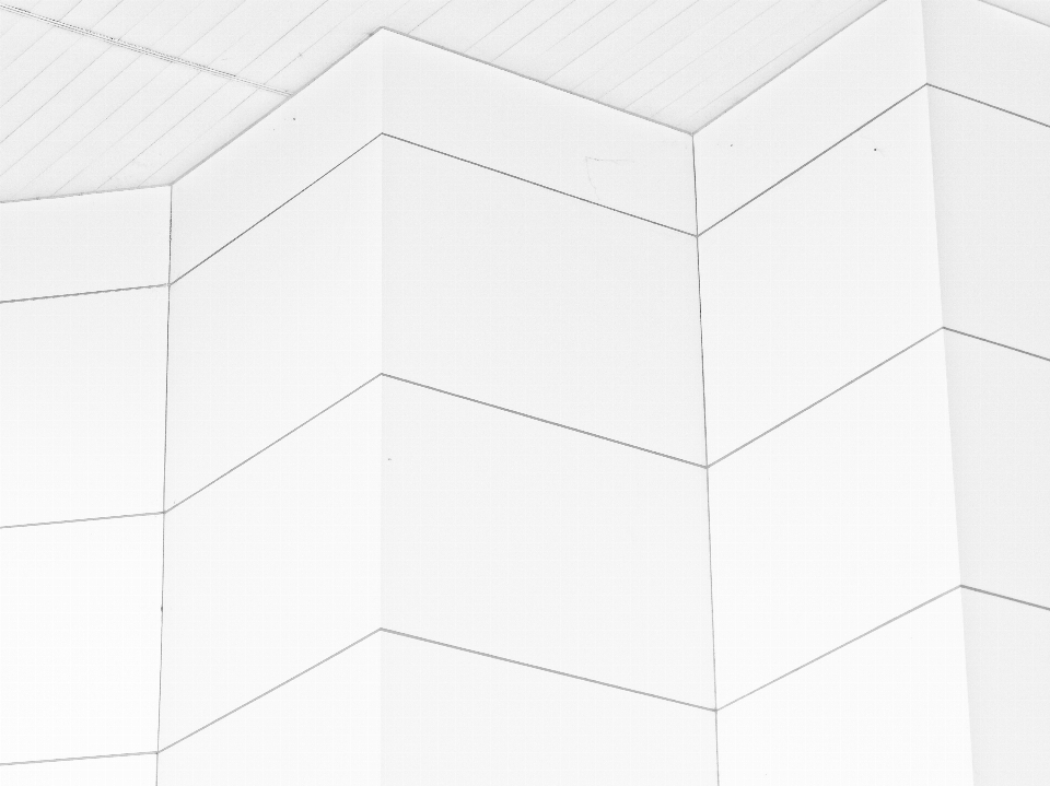 Abstract white floor wall