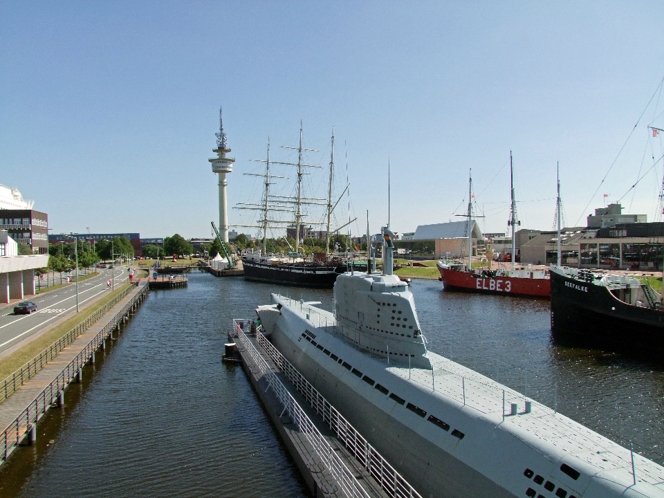 Mar agua dock río