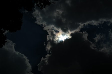 Foto Awan langit sinar matahari suasana