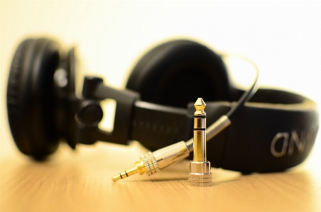 Foto Musik teknologi headphone gawai