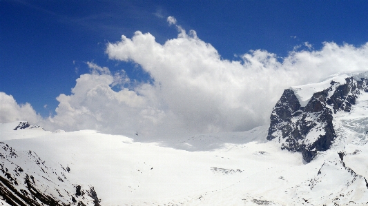 Photo Paysage montagne neige hiver