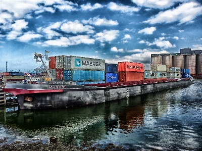 Sea water sky river Photo