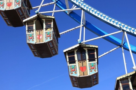 Structure vehicle ferris wheel tower Photo