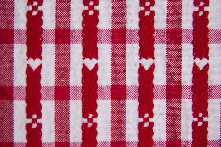 White heart pattern red Photo