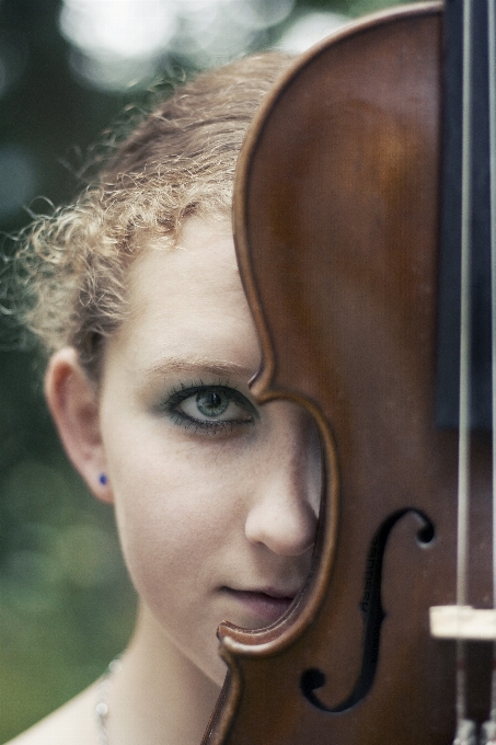 Música garota mulher fotografia