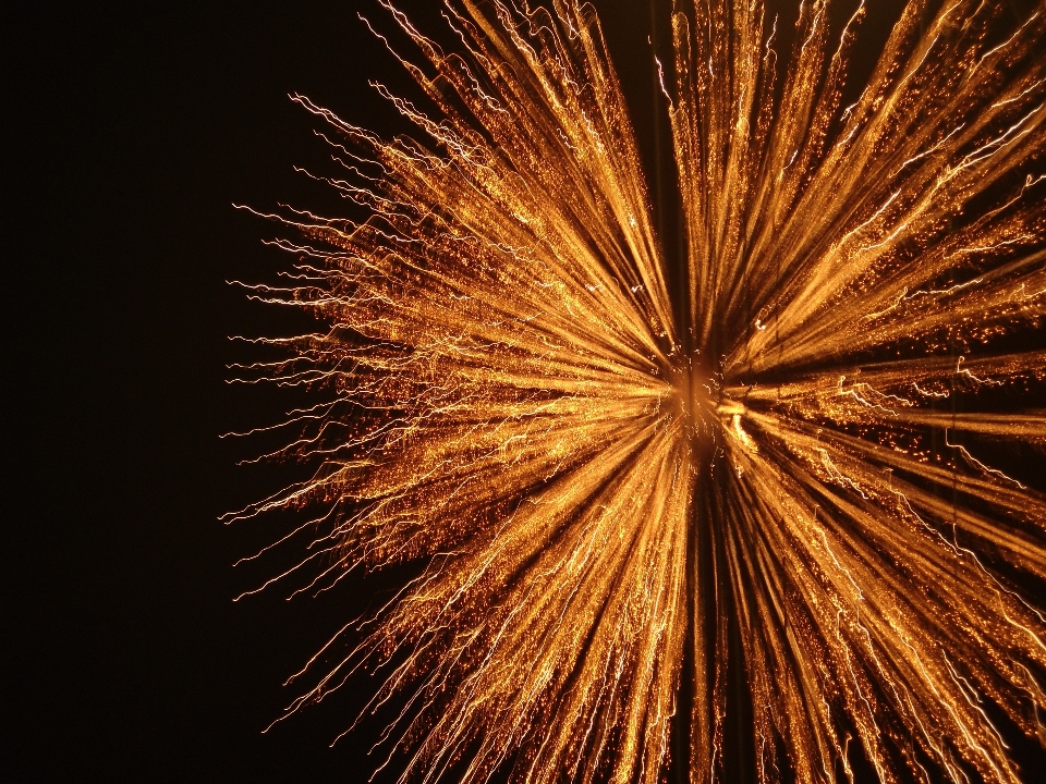 Recreation sparkler pyrotechnics explosion