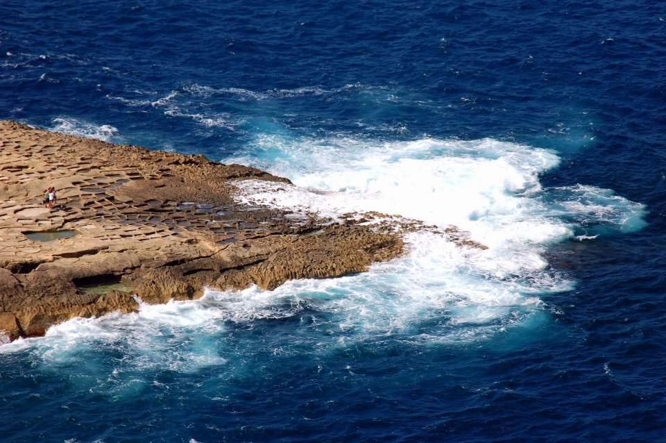 Mar costa água rock