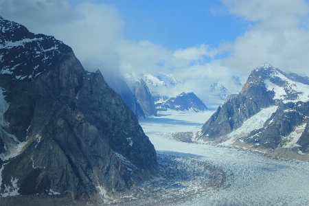 Landscape mountain snow cold Photo