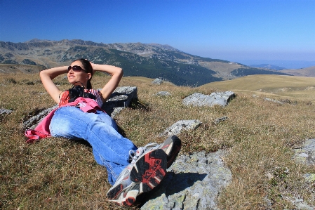 Wilderness walking mountain hiking Photo