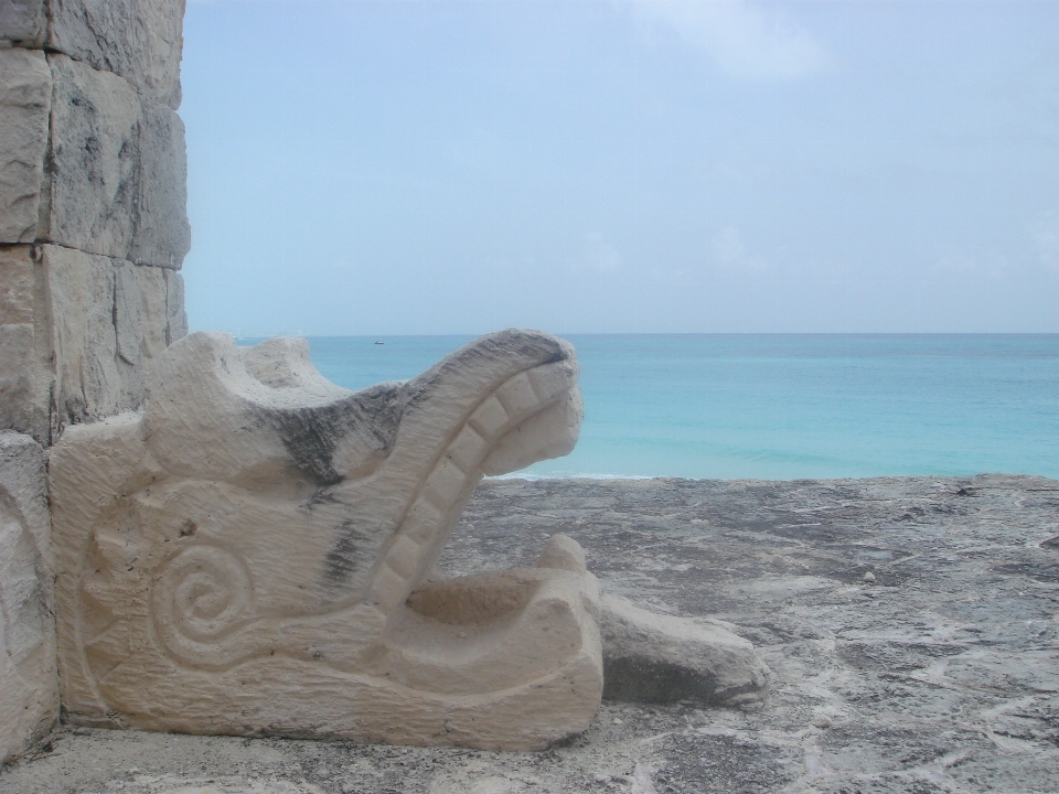 Plage mer sable rock