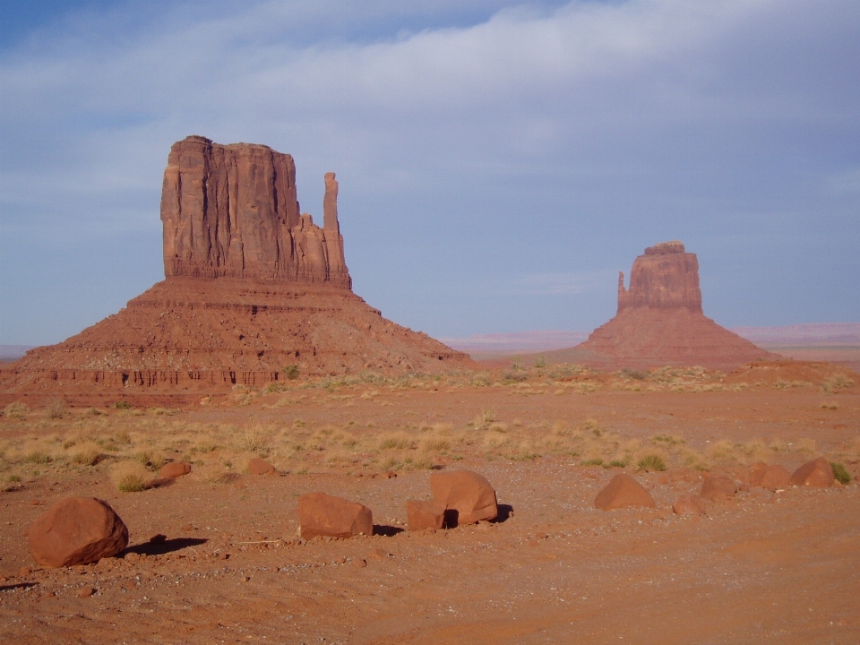 Paisaje rock desierto valle