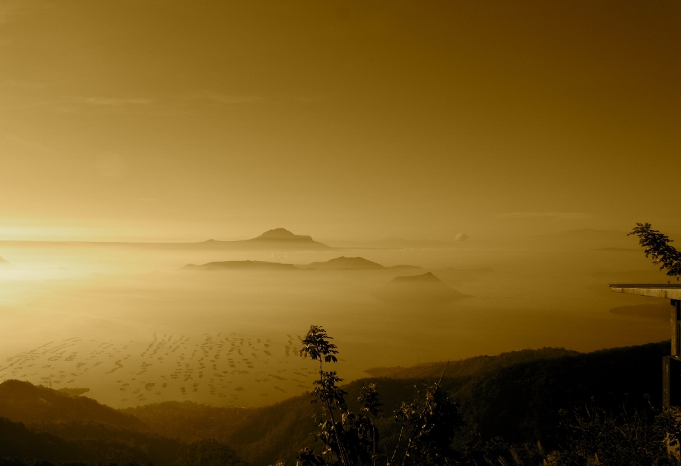 Landscape nature horizon silhouette