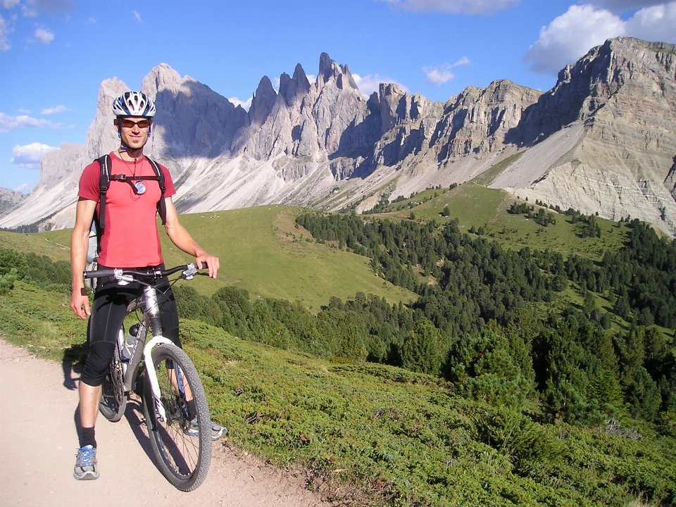 Mountain trail adventure bicycle