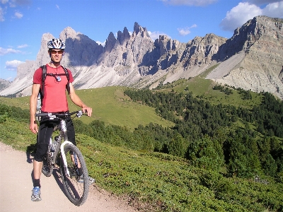 Mountain trail adventure bicycle Photo