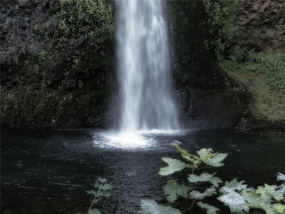 Foto Acqua natura rock cascata