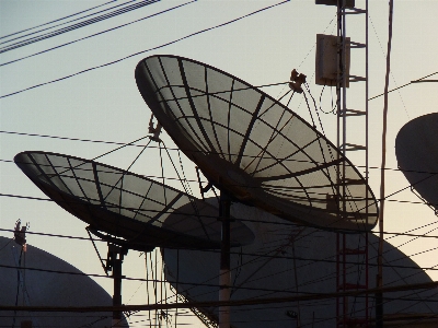 Foto Teknologi antena kendaraan tiang kapal