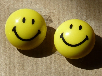 Yellow laugh mouth cheerful Photo