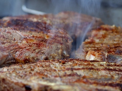 Steam smoke dish food Photo