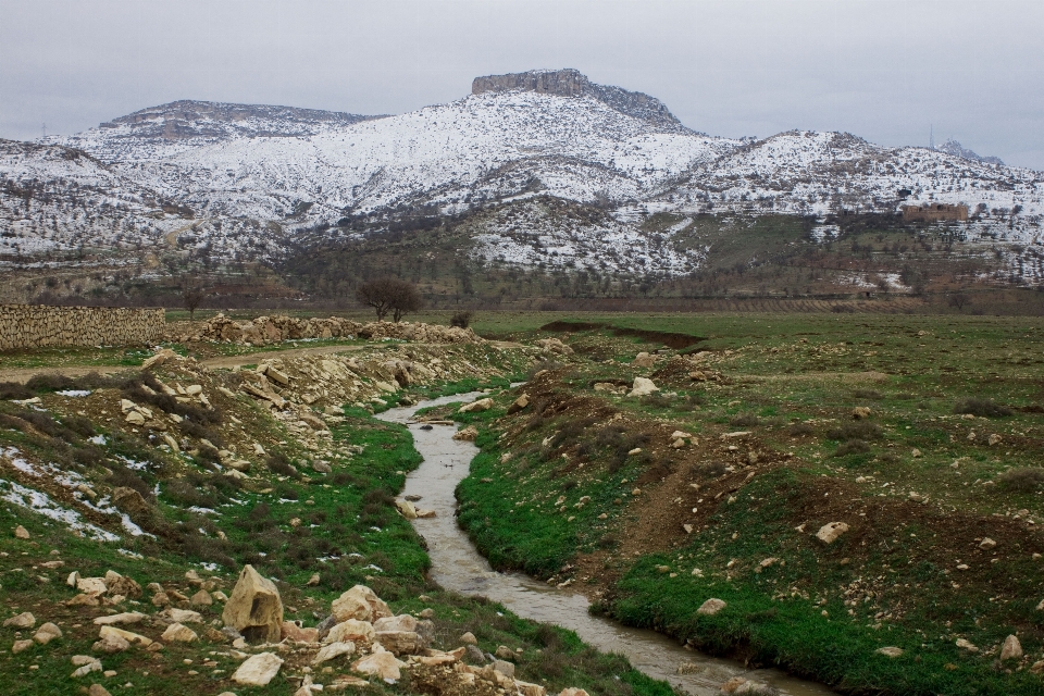 Manzara dağ kış tepe