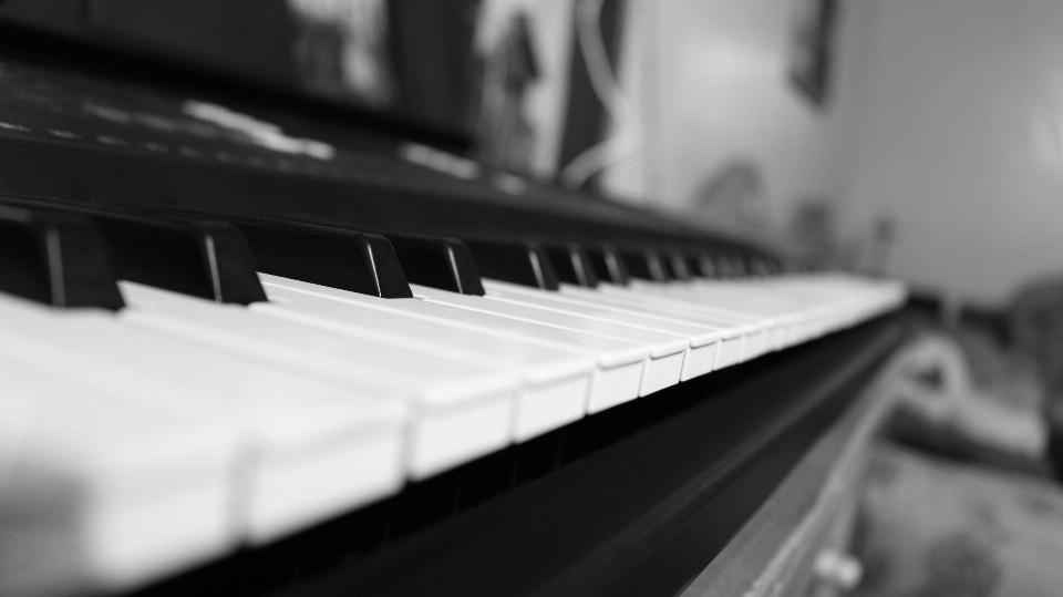 Music black and white keyboard technology