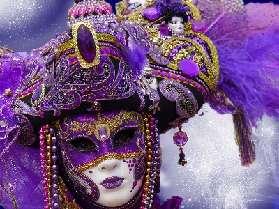 Foto Karnaval venesia festival masker