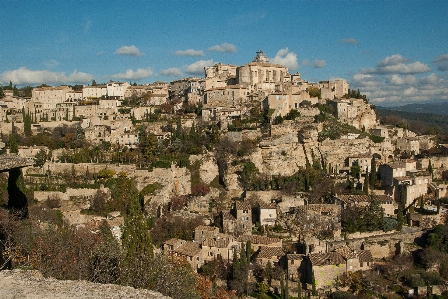 Landscape town cityscape panorama Photo