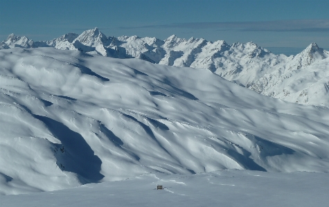 Landscape mountain snow winter Photo