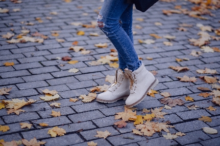 Walking person shoe street Photo