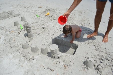 Beach sea water sand Photo