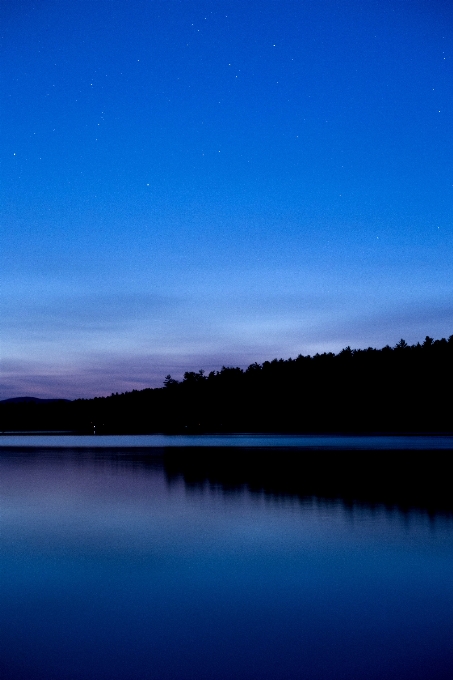 Water nature forest horizon