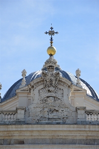 Palacio real madrid ancient sky Photo