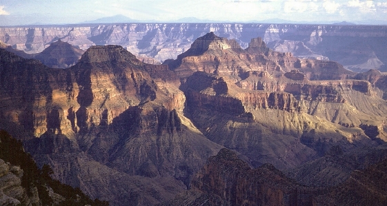 Grand canyon north rim view bright angel point looking south Photo