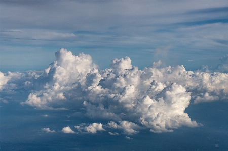 Clouds sky blue Photo