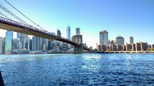 Horizont stadt wahrzeichen brücke Foto