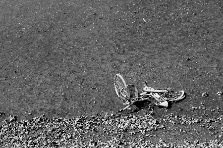 Bike scrap forget alone Photo