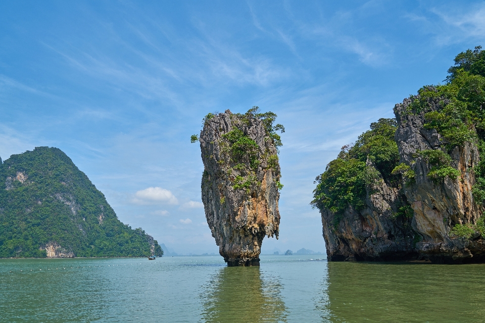 Phang nga bay phuket province james bond island thailand