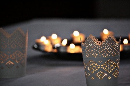 Candles mood contemplative candlelight Photo