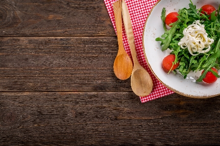 Salad background food tasty Photo