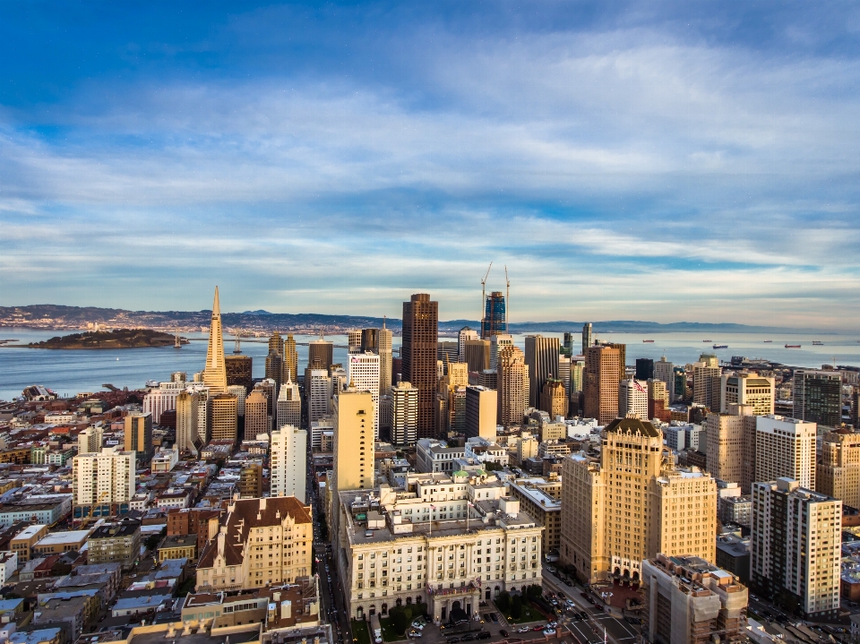 San francisco ligne d'horizon urbain horizon de francisco
