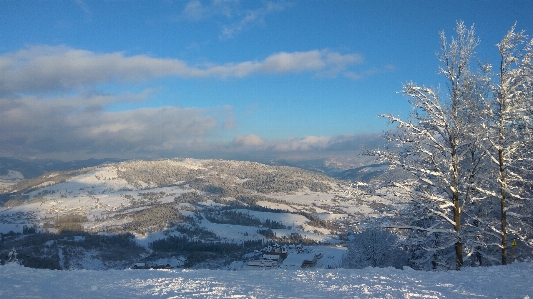 Kar dağlık yer şekilleri
 kış dağ Fotoğraf