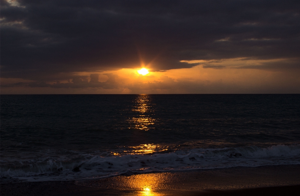 地平线 海 海洋 日出