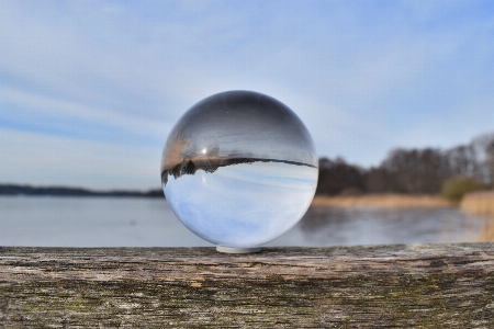 Foto Céu azul água reflexão