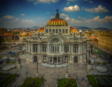 Landmark town dome cityscape Photo