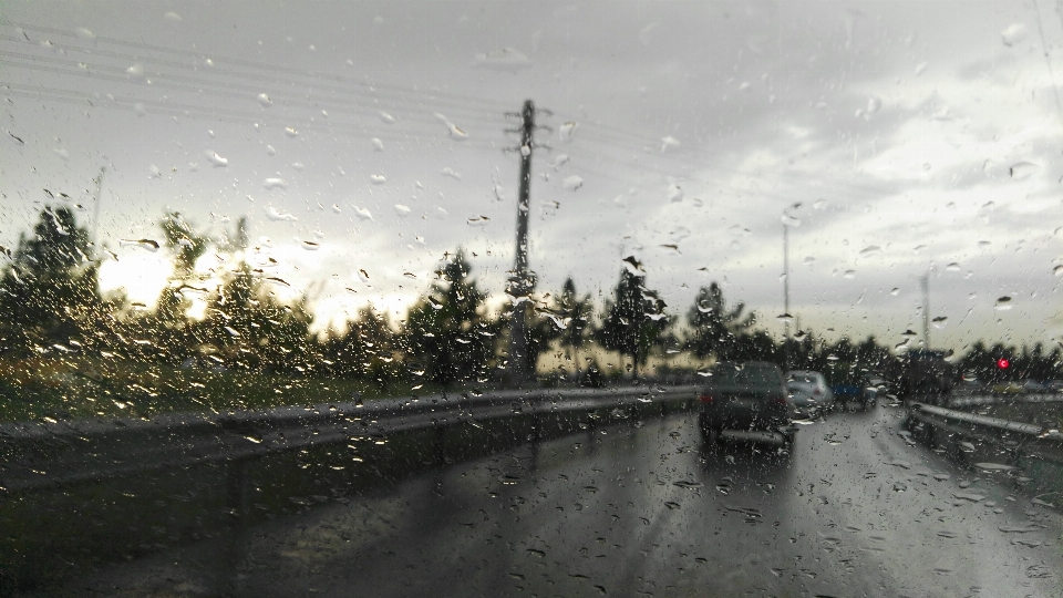 Rain tehran sunlight clouds